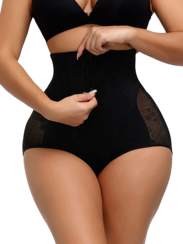 Zip Front Shapewear Bodysuit