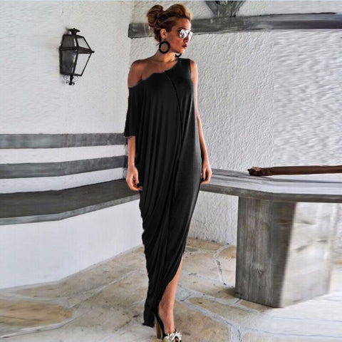 DEIVE TEGER 2021 New Fashion Women&#39;s Long Sleeve Off The Shoulder Shinning  Diamond Chains Vestidos Party Black Bandage Dress